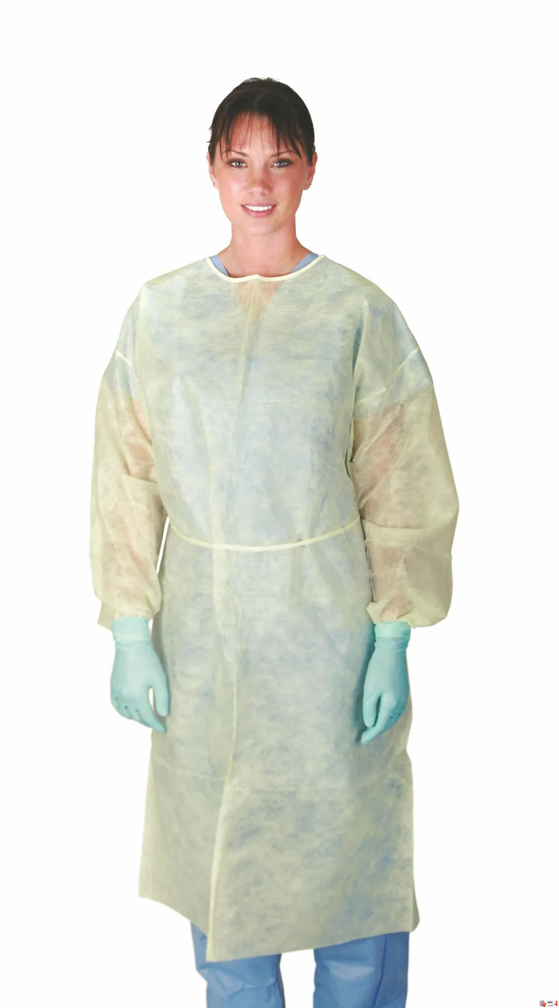 100 Per Case  OF -Classic Protection Polypropylene  Isolation Gowns