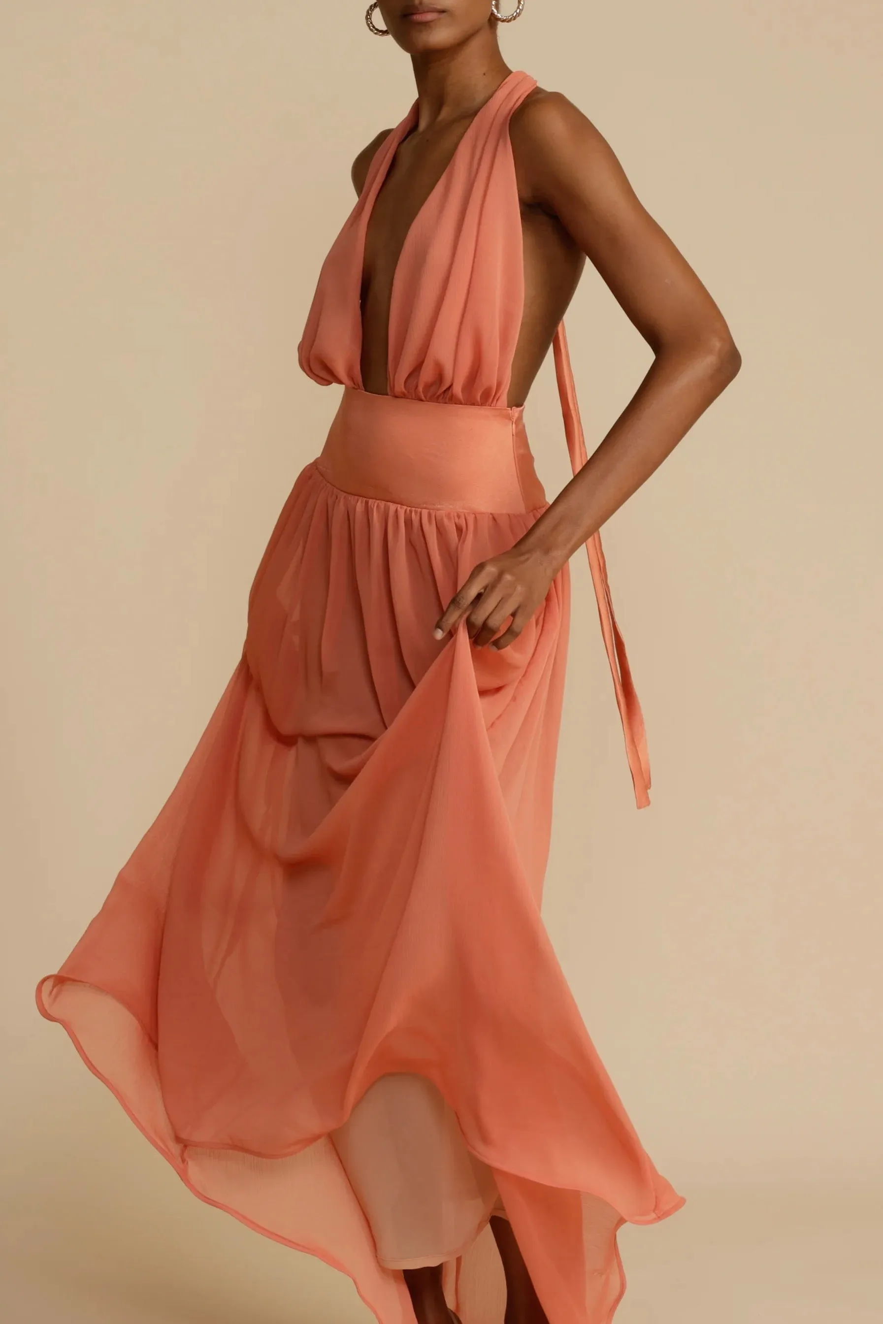 Arcina Ori Serena Dress - Coral