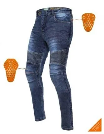 Bikeratti Steam Womens Armored Stretch Denim Pants