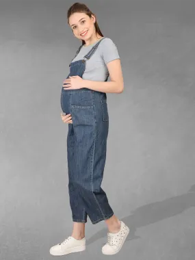 Blue Maternity Denims Dungaree