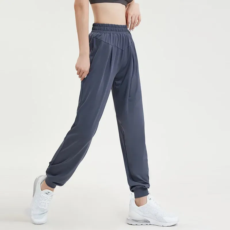 Breathable Gym Workout Elastic Waist Sweatpants