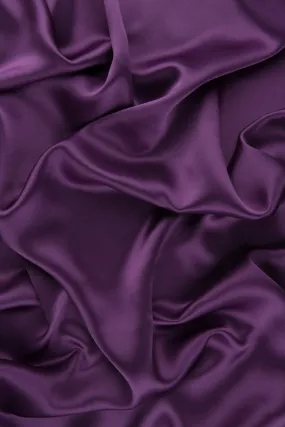 Bright Violet Charmeuse Silk Fabric