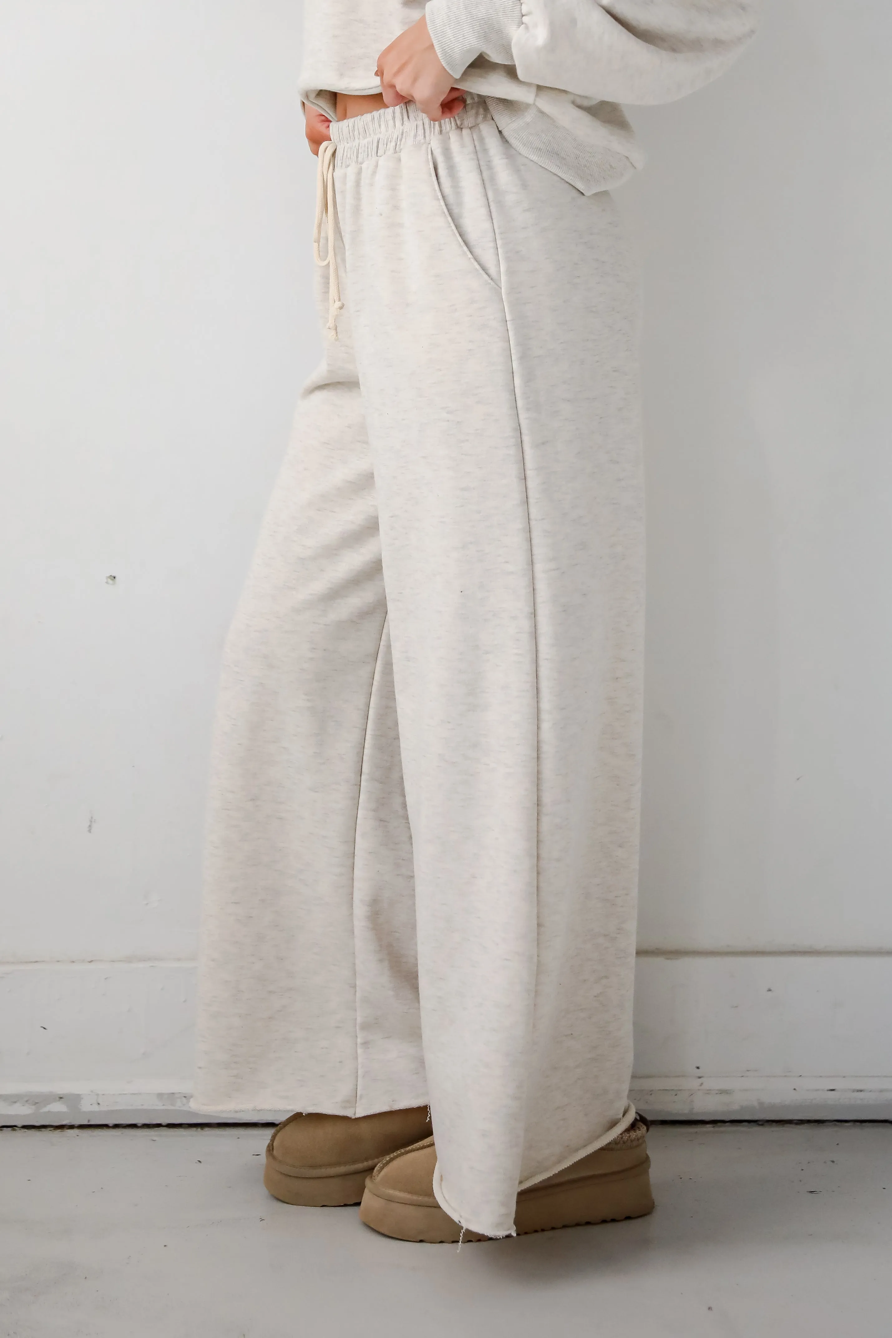 Comfy Always Light Grey Sweatpants