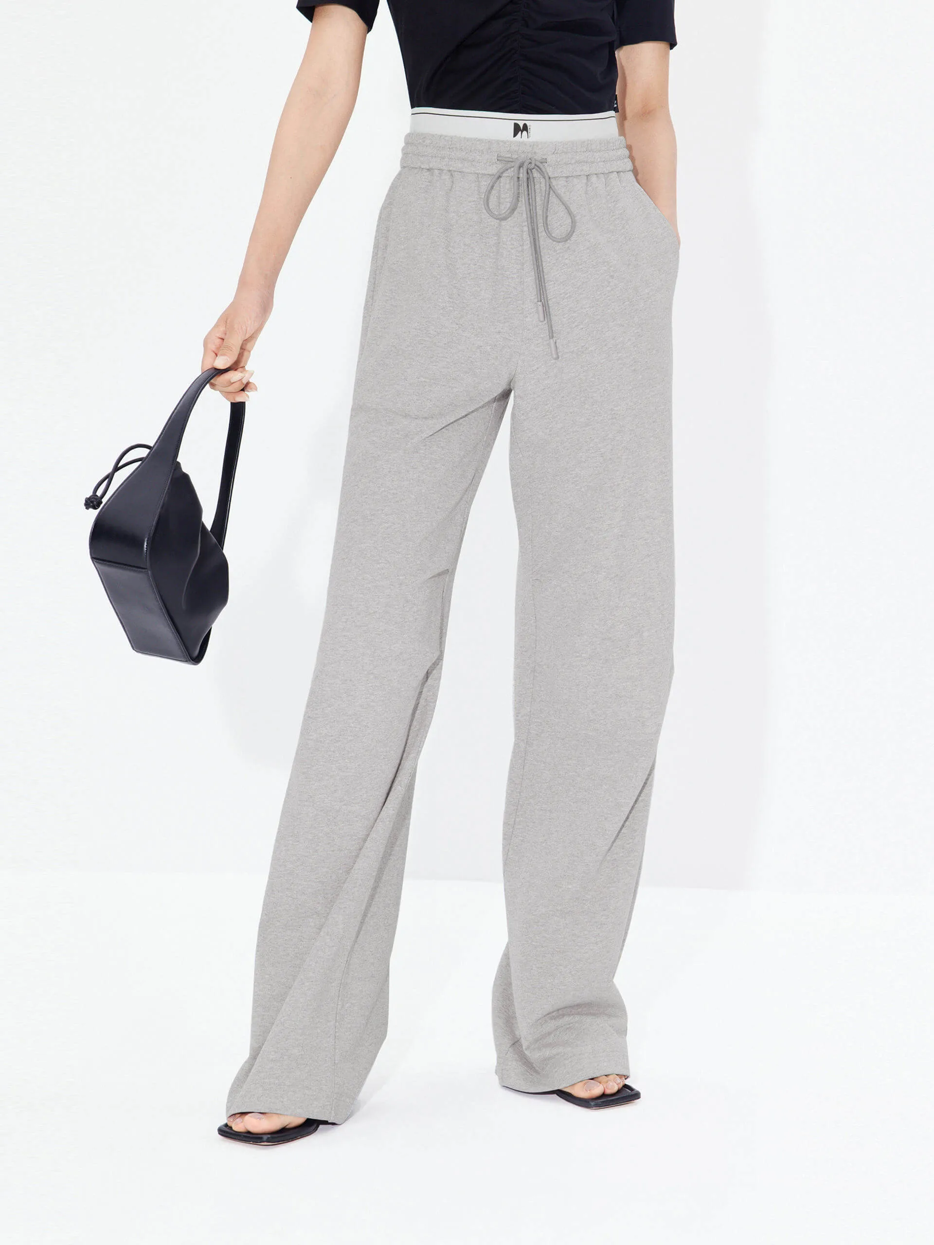 Contrast Waist Sweatpants