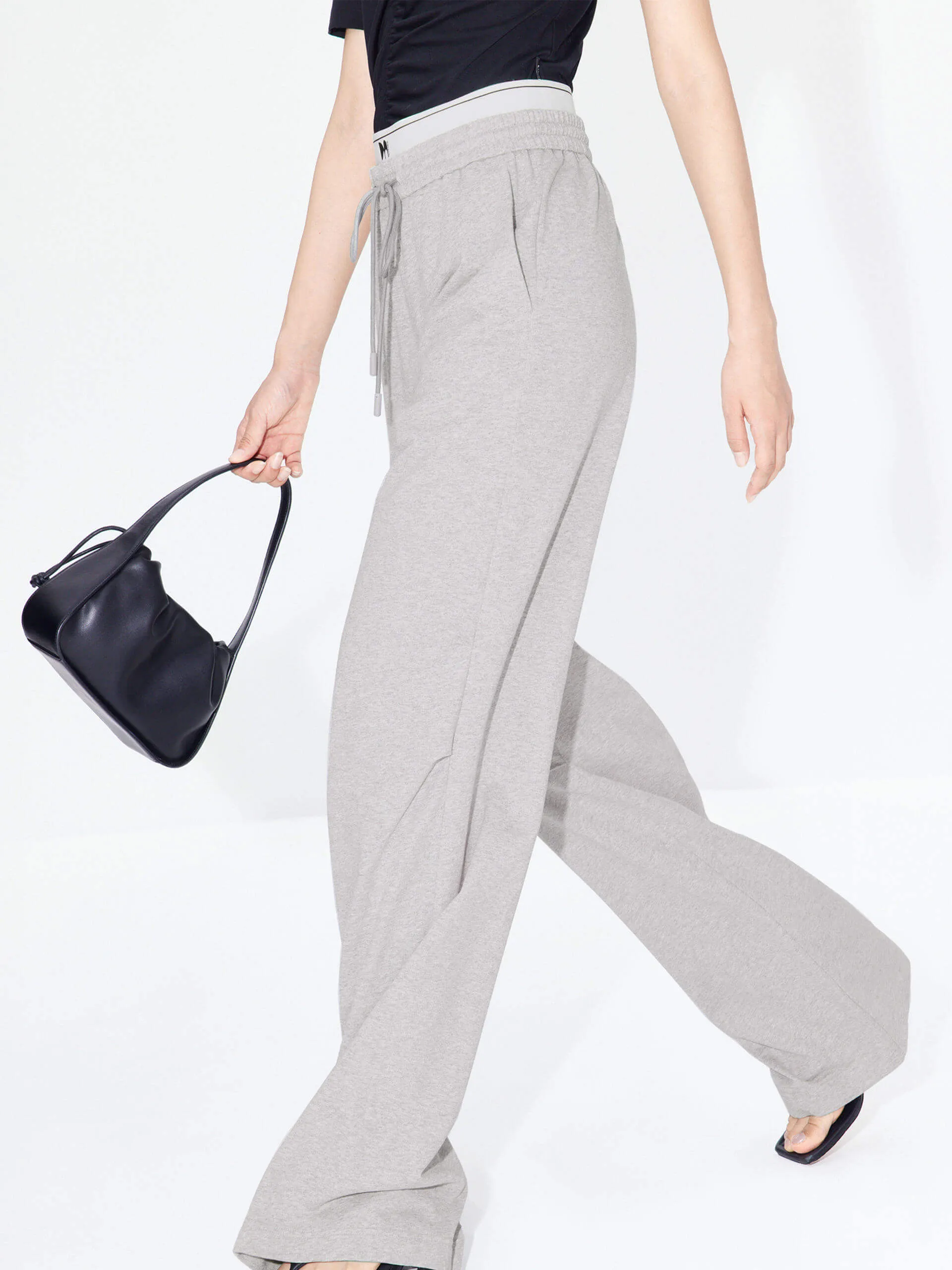 Contrast Waist Sweatpants