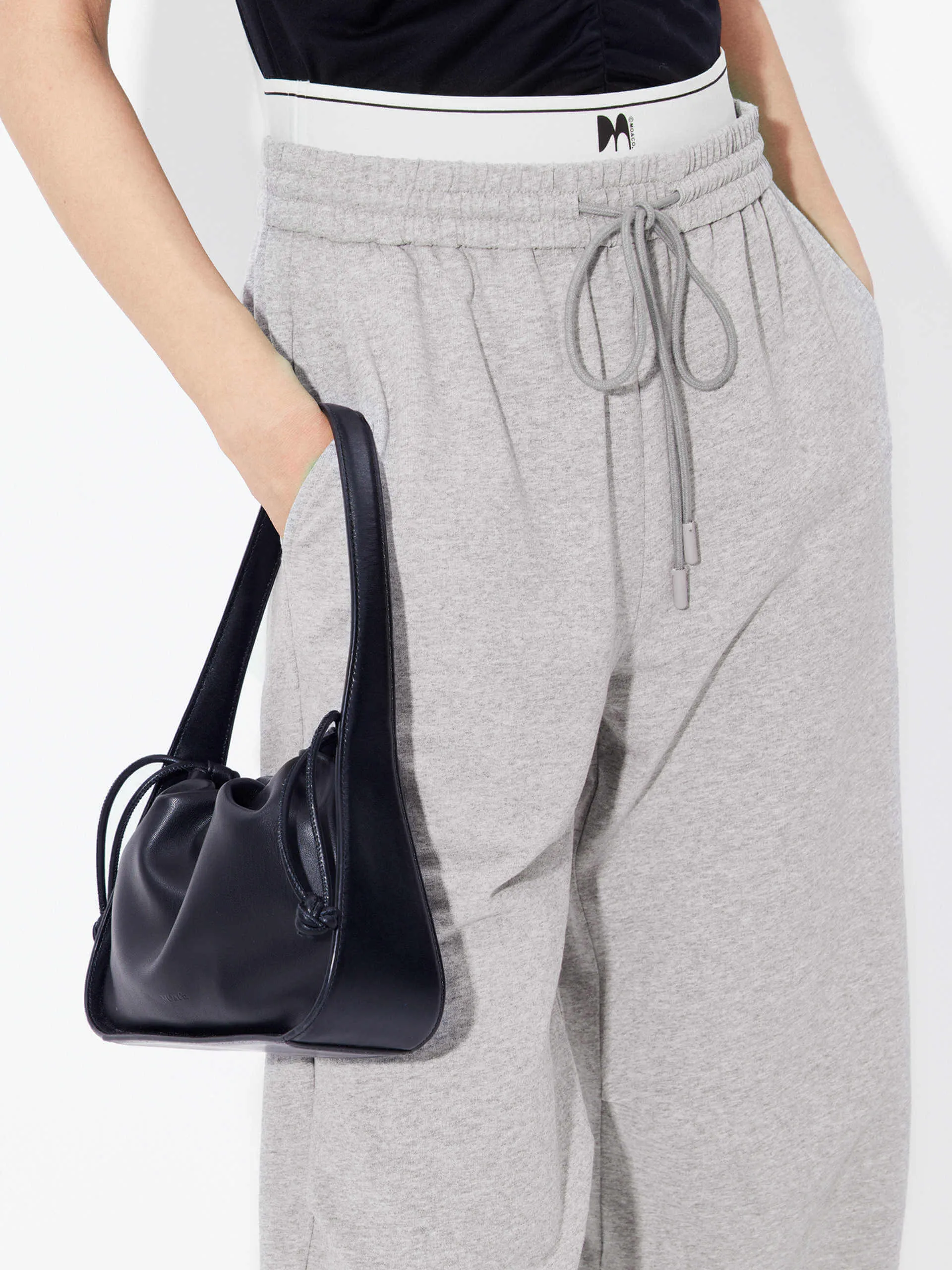 Contrast Waist Sweatpants