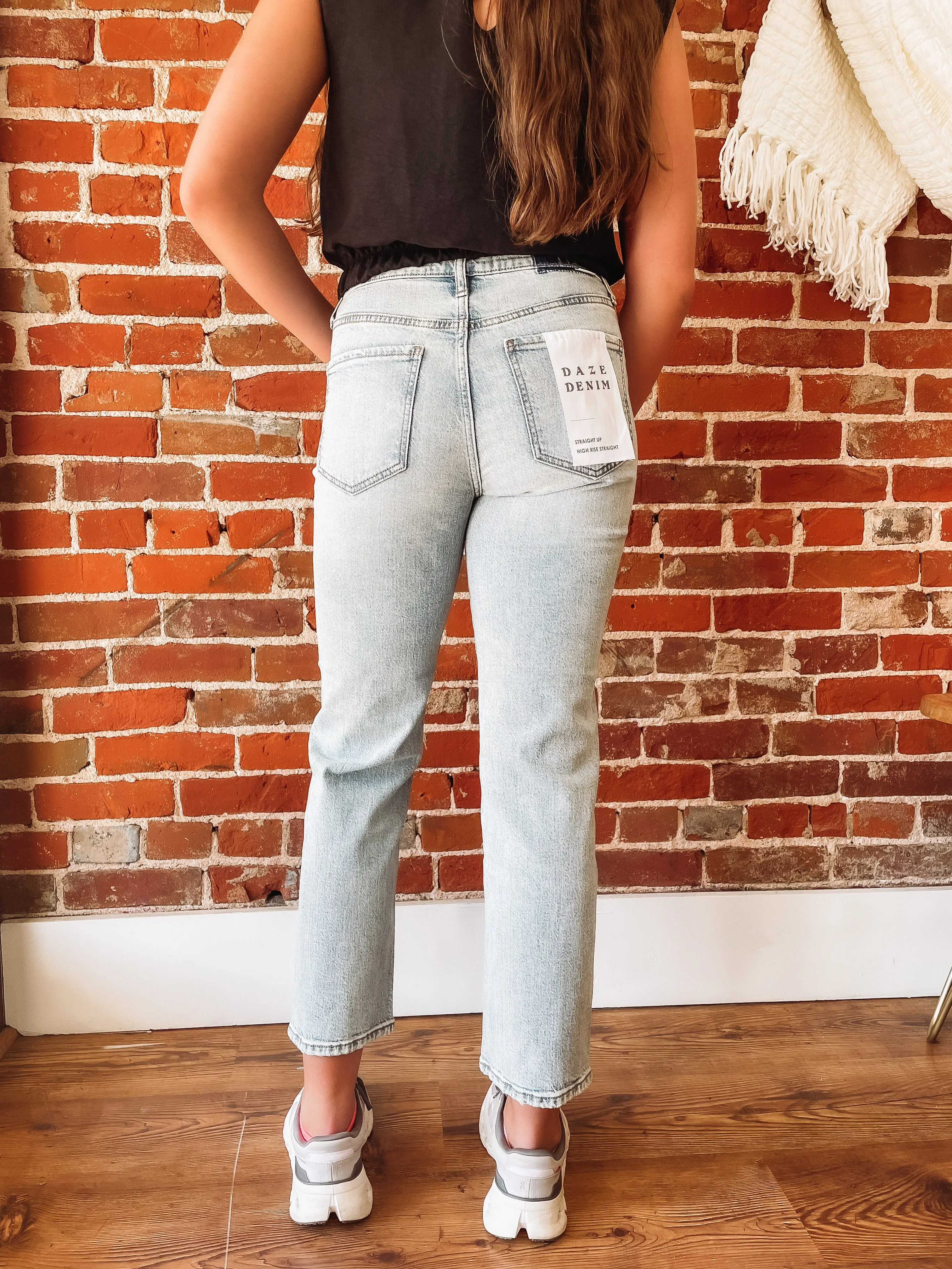 Daze Straight Up High Rise Jeans