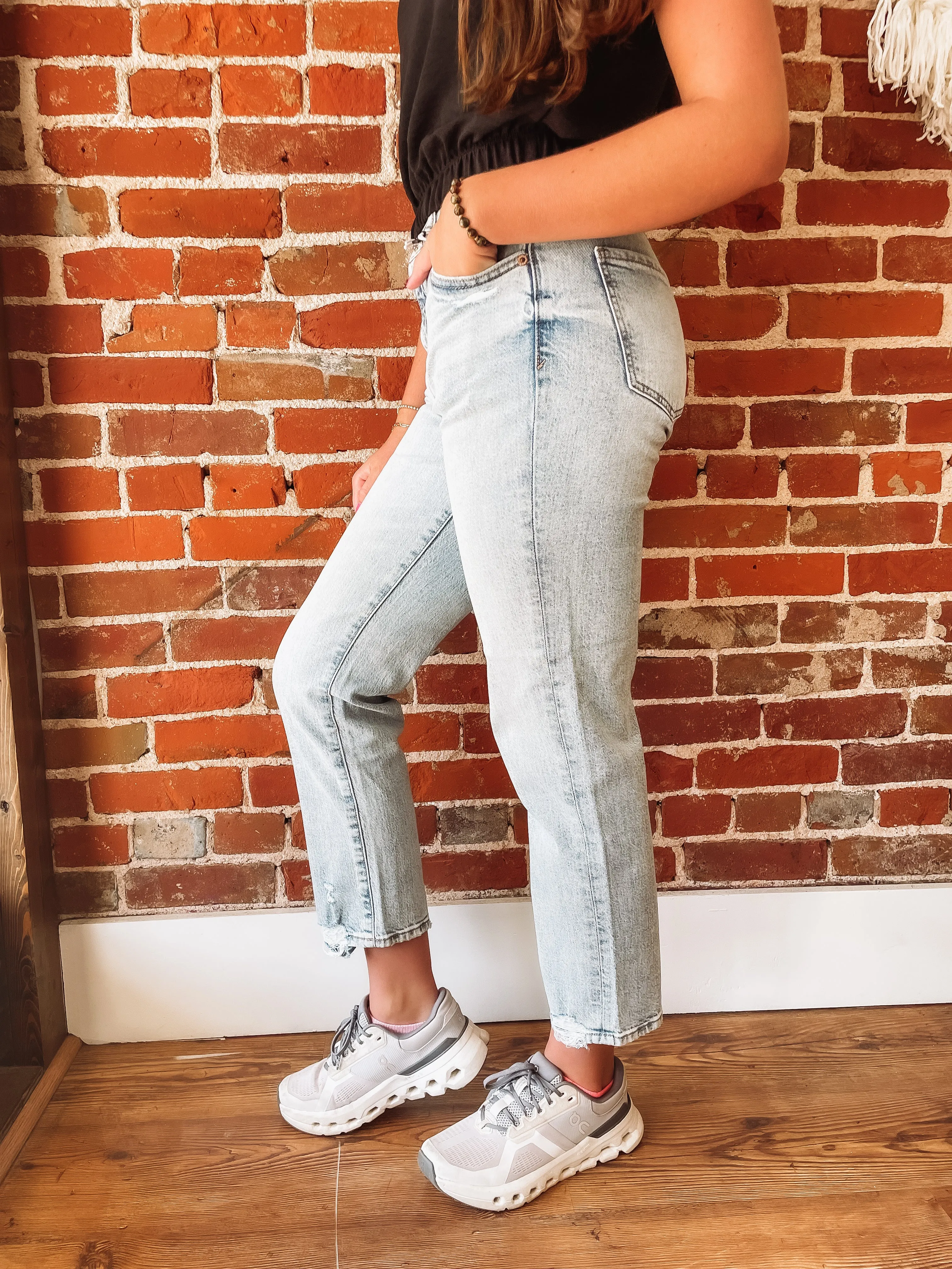 Daze Straight Up High Rise Jeans