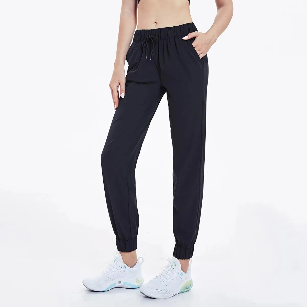 Drawstring Solid Outdoor Thin Jogger Sweatpants