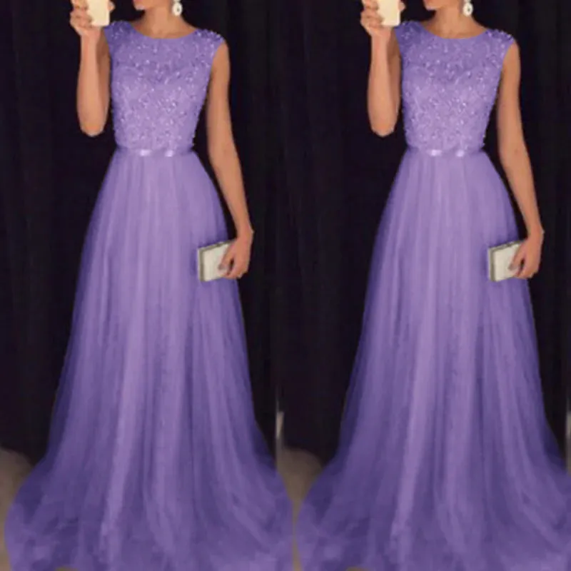 Elegant Prom Gowns Sequin Dress