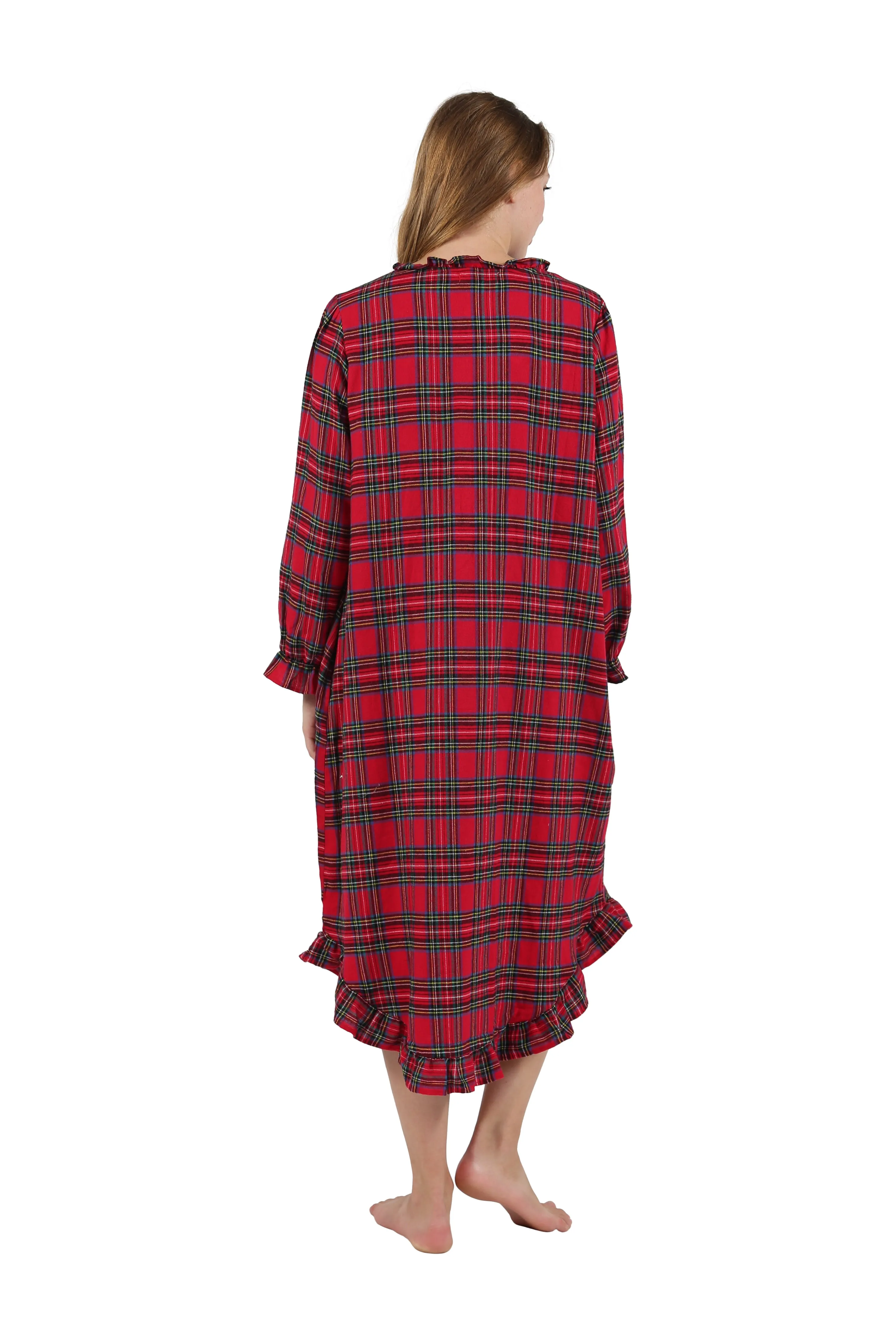 Flannel Plaid Night Gown