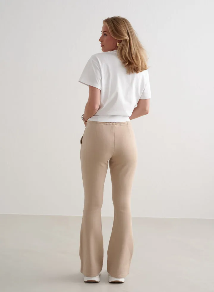 Flare Sweatpant | Beige