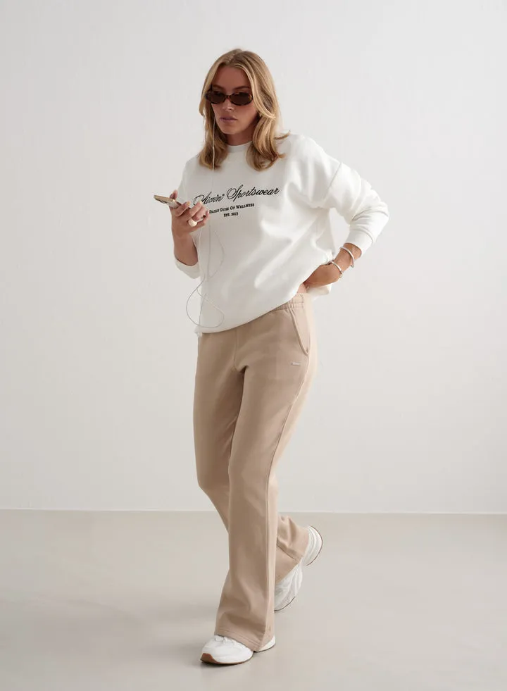 Flare Sweatpant | Beige