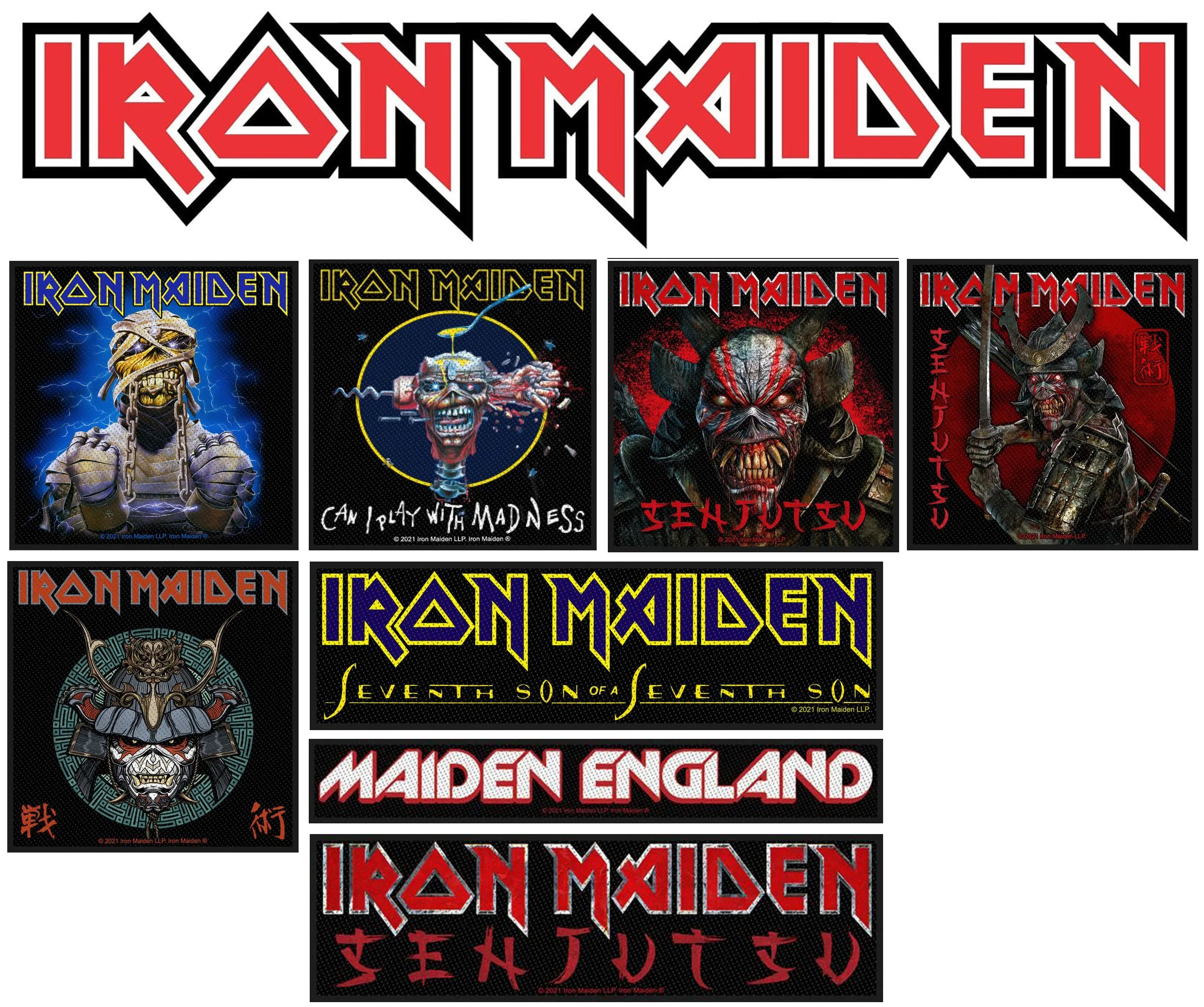 Fully Laden Iron Maiden: Trooper Black Ops Edition Patch Denim Cut-Off Battle Jacket