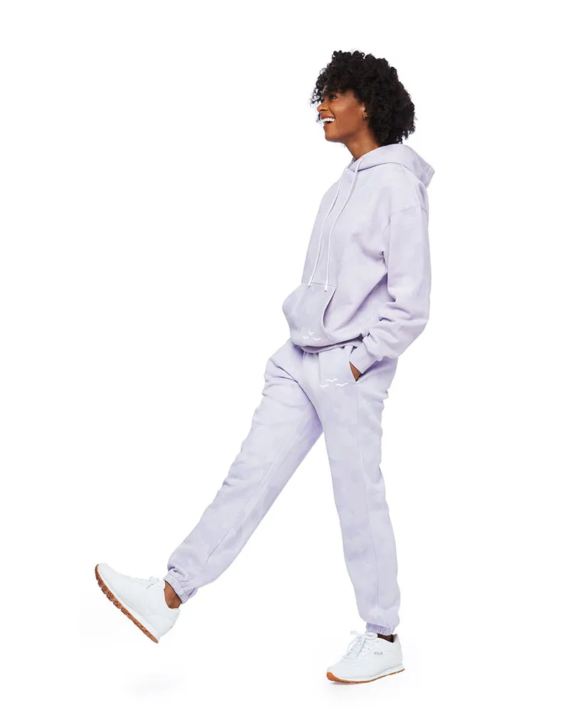 Lazypants Nova Jogger Sweatpants  - Womens - Lavender Sponge