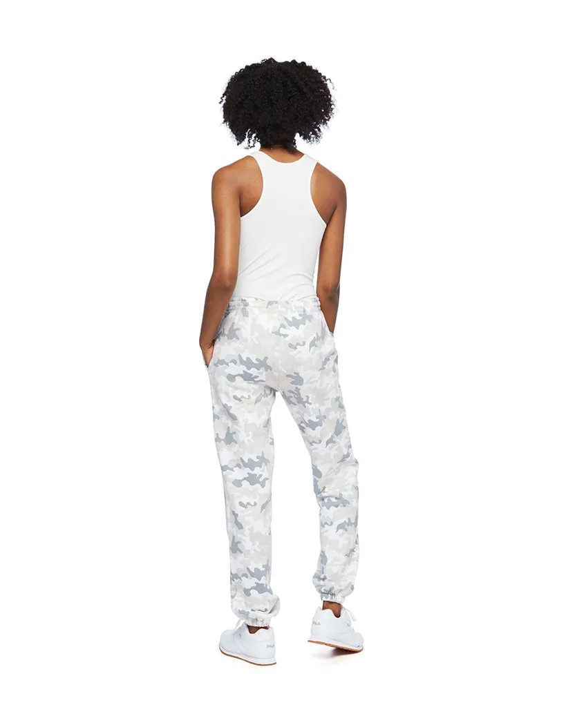 Lazypants Nova Jogger Sweatpants - Womens - White Camo