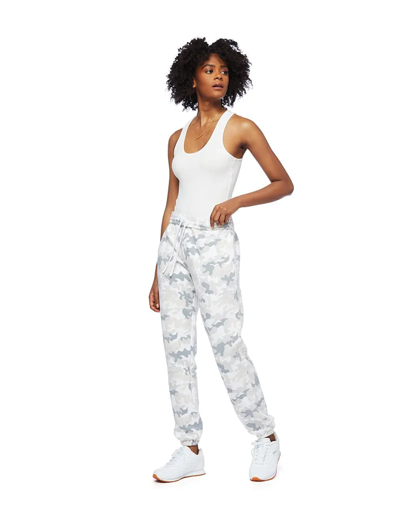 Lazypants Nova Jogger Sweatpants - Womens - White Camo