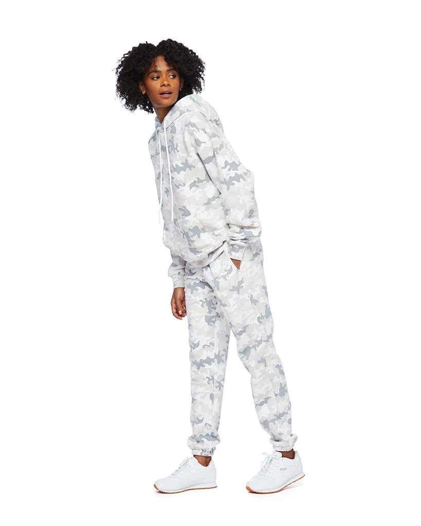 Lazypants Nova Jogger Sweatpants - Womens - White Camo