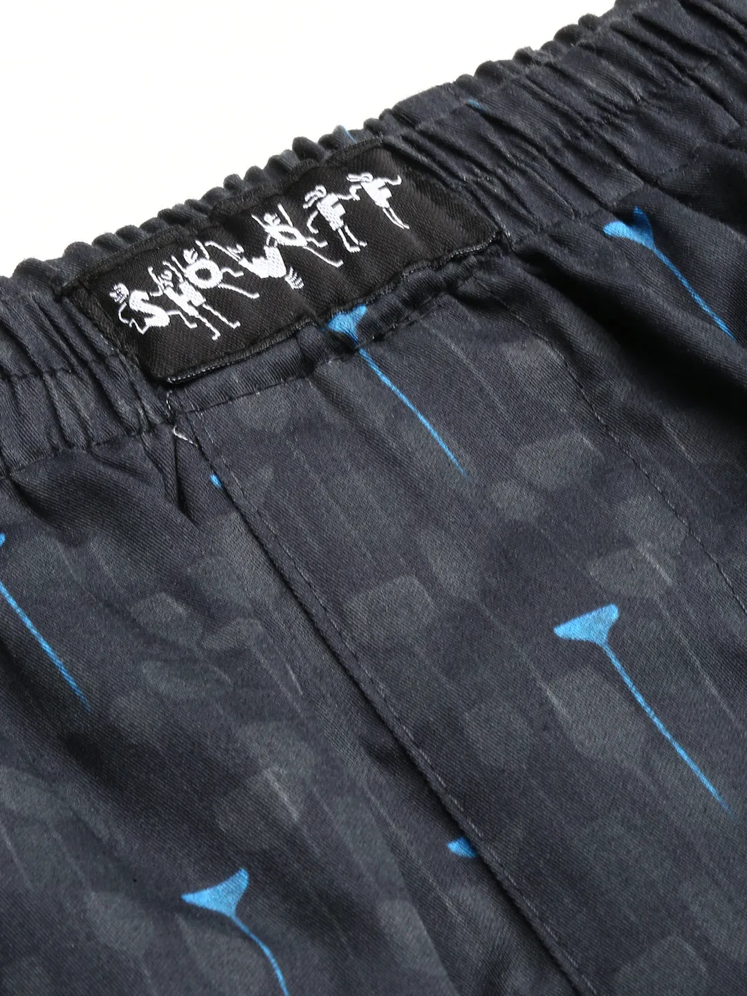 Men Charcoal Printed Boxer