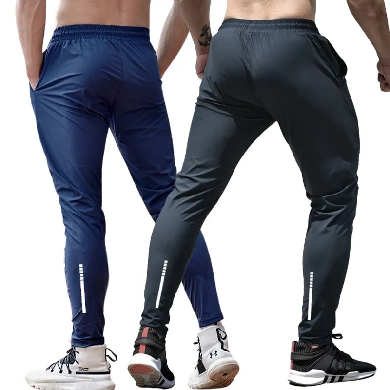 Men Sport Trousers with Pockets Running Workout Pants Quick Dry Training Jogger Sweatpants High Quality Fitness Bottoms