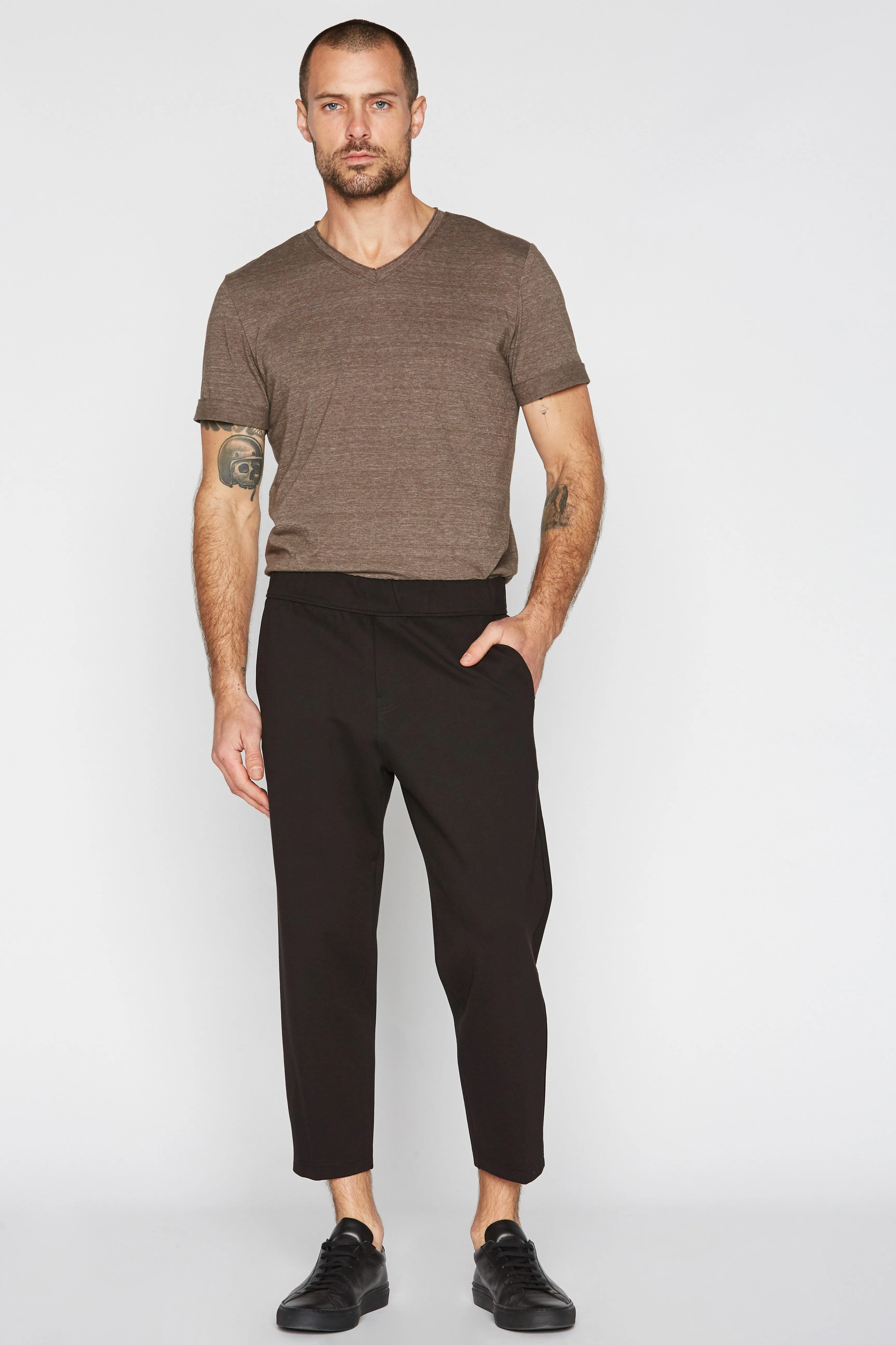 Men's Performance Ponte Cut Off Pant