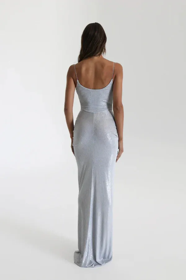 Natalie Rolt Allora Gown - Silver