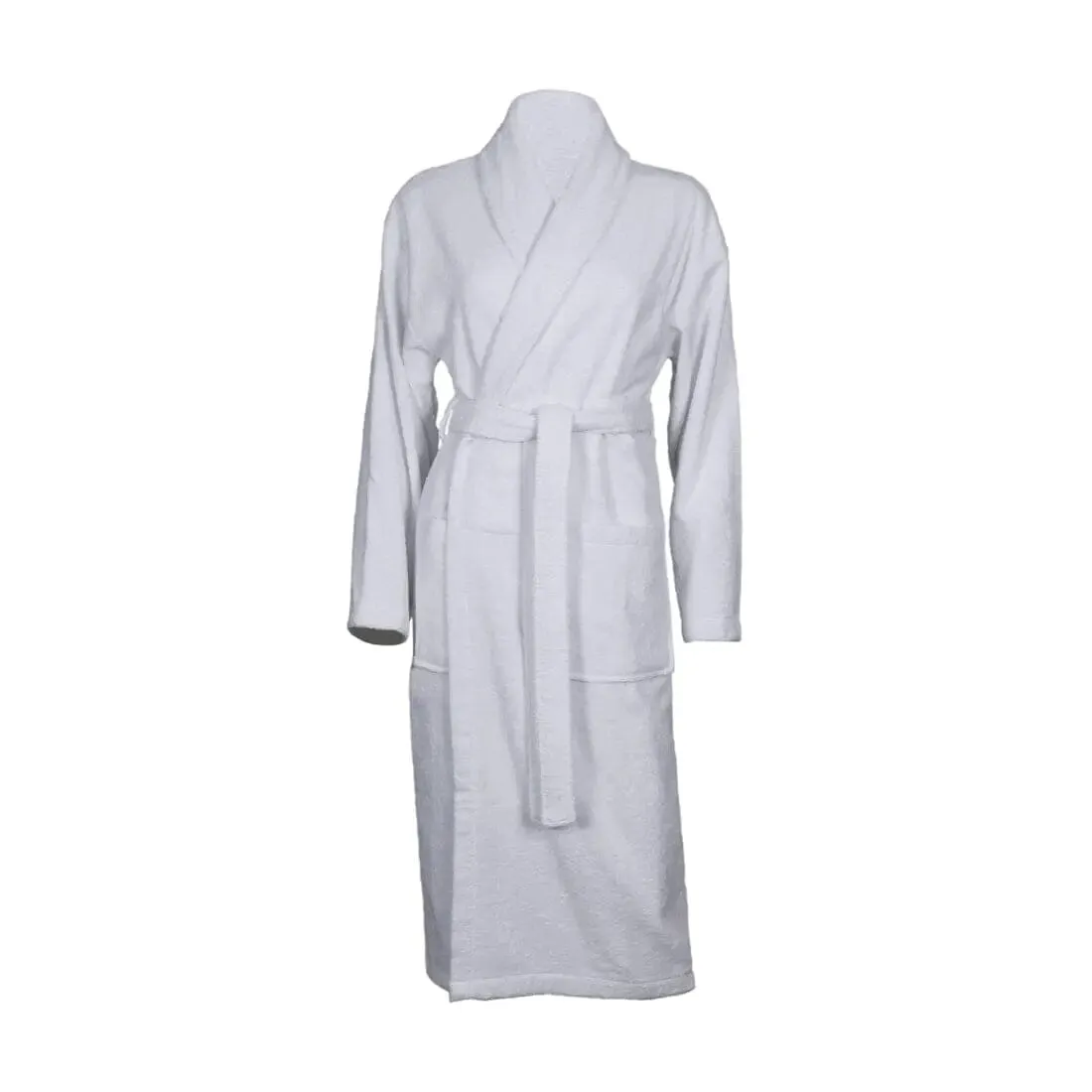 Personalised Back of Robe Cotton Shawl Collar Bathrobe 400gsm