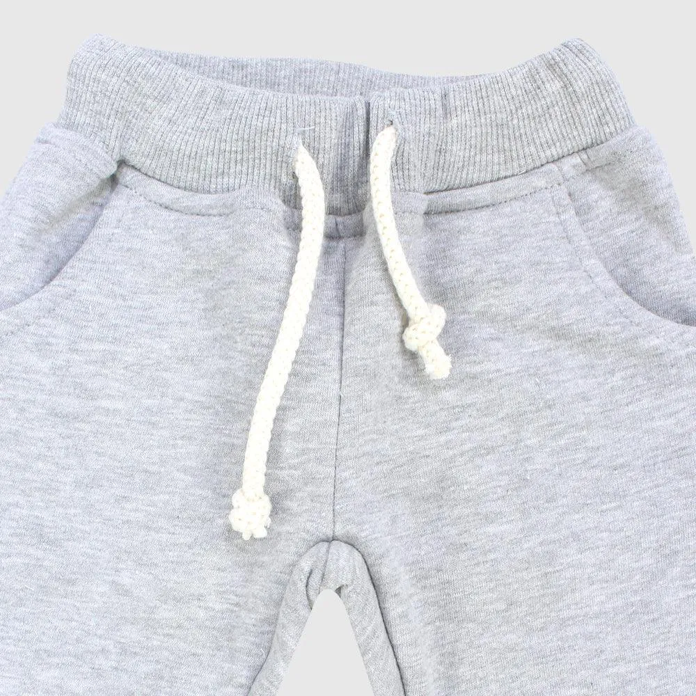 Plain Unisex Fleeced Sweatpants