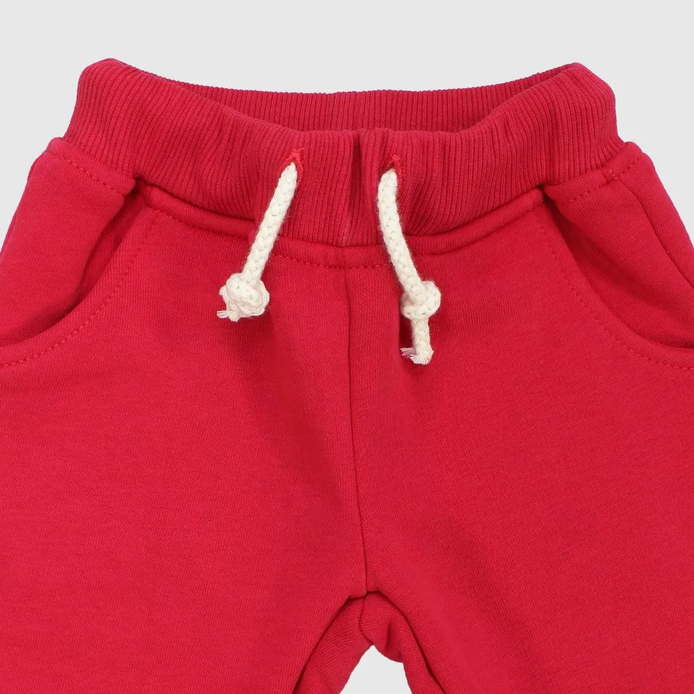 Plain Unisex Fleeced Sweatpants