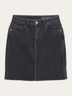 ROMY Rinse Black Denim Skirt - Rinse black