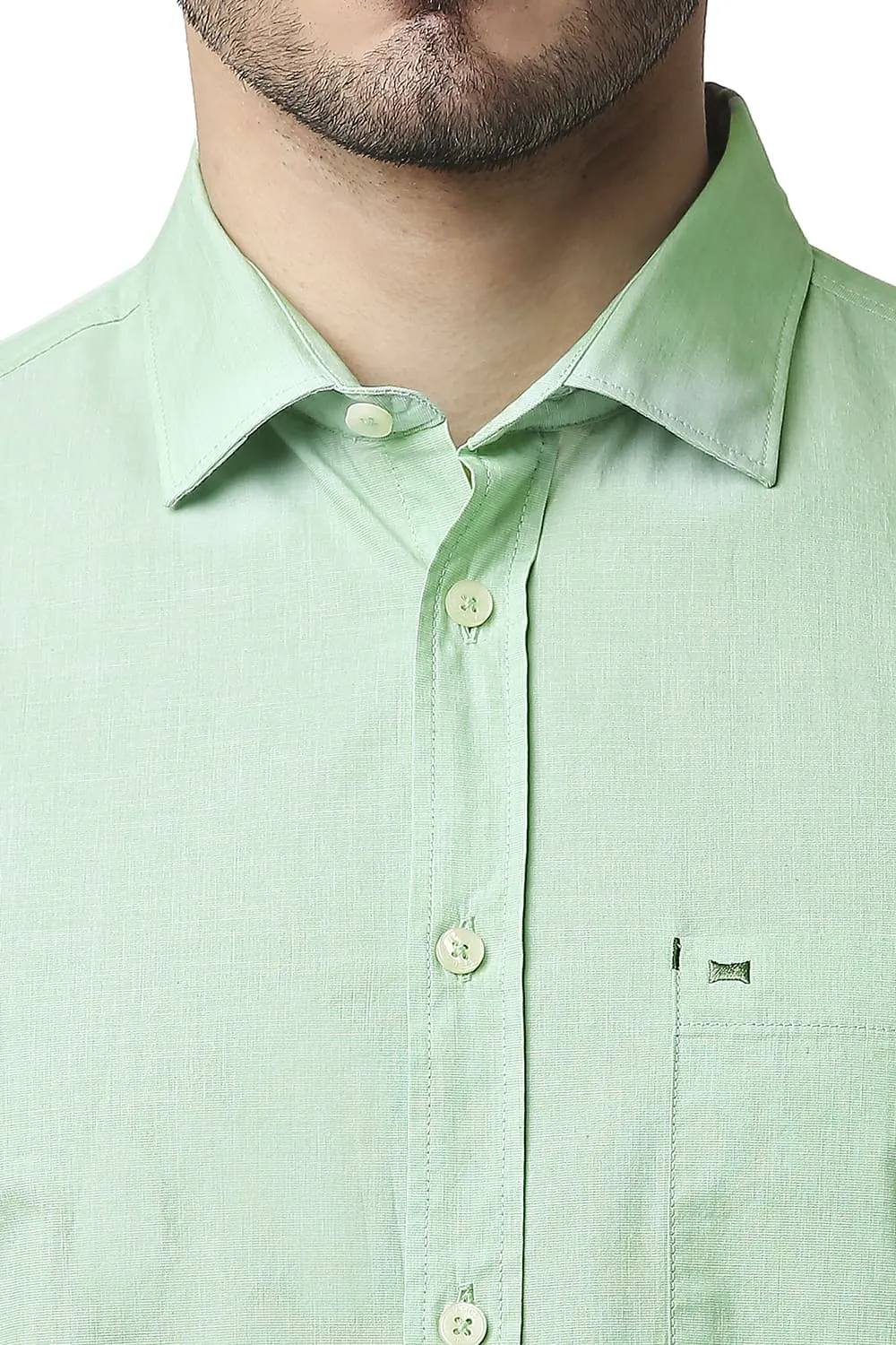 Slim Fit Fil-a-fil Shirt