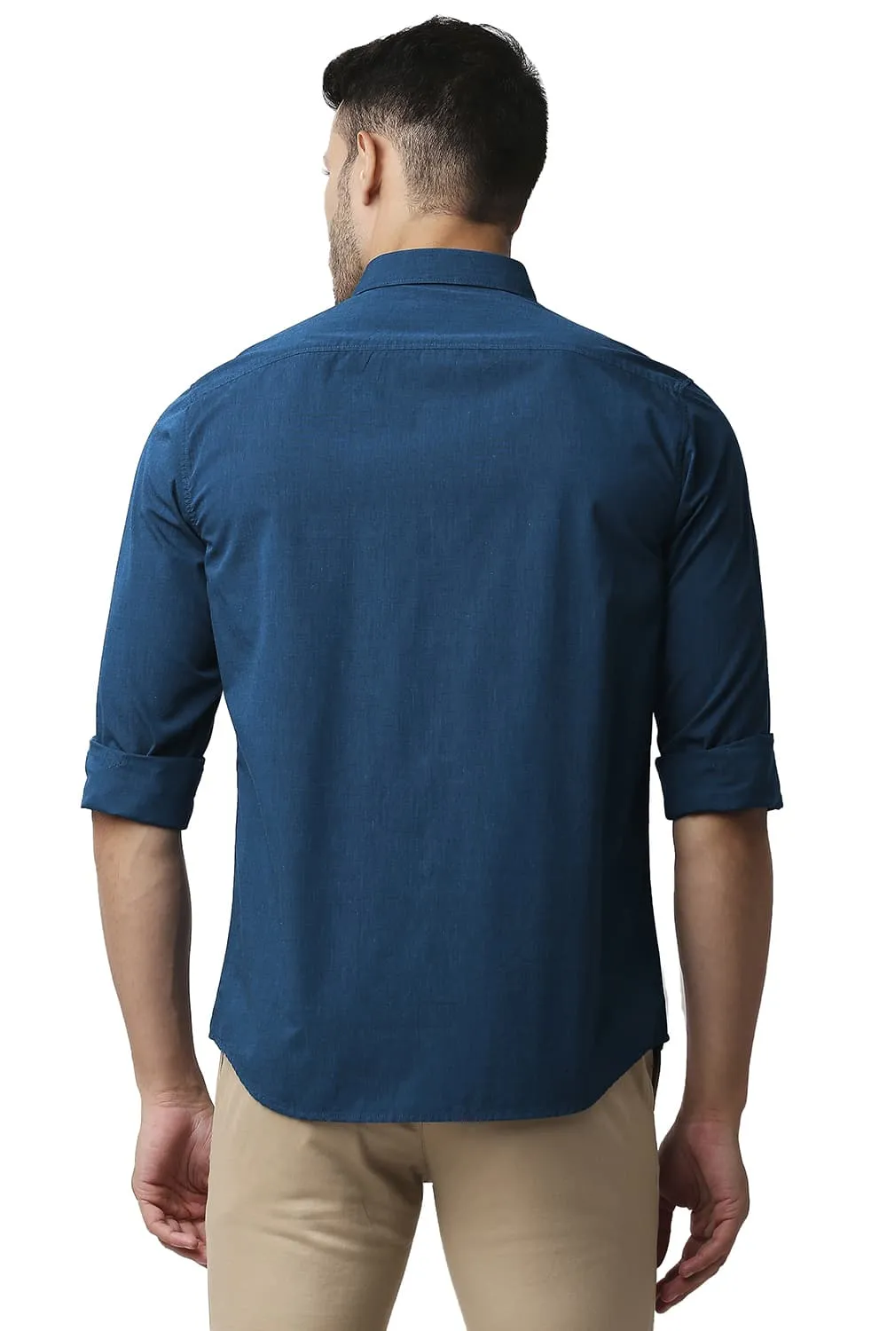 Slim Fit Fil-a-fil Shirt