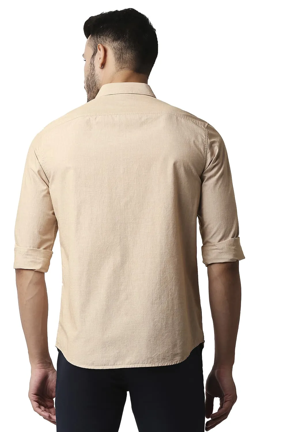 Slim Fit Fil-a-fil Shirt