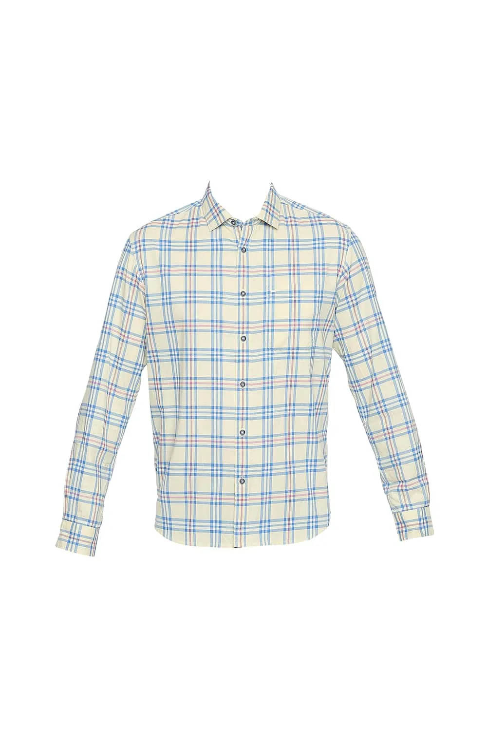 Slim Fit Oxford Checks Shirt