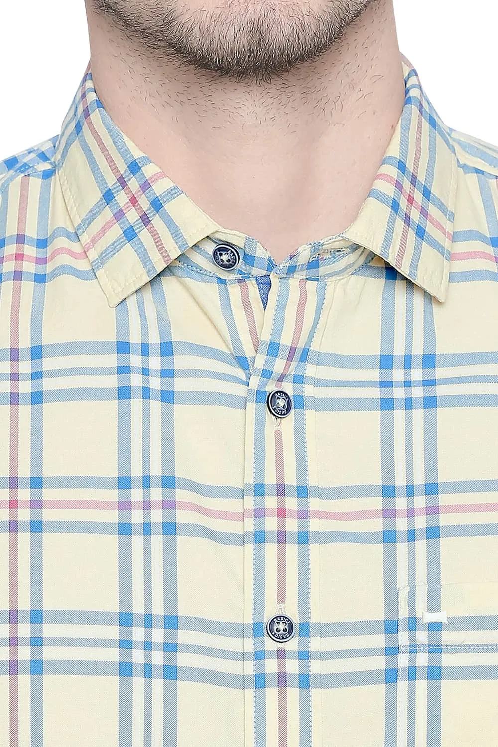 Slim Fit Oxford Checks Shirt