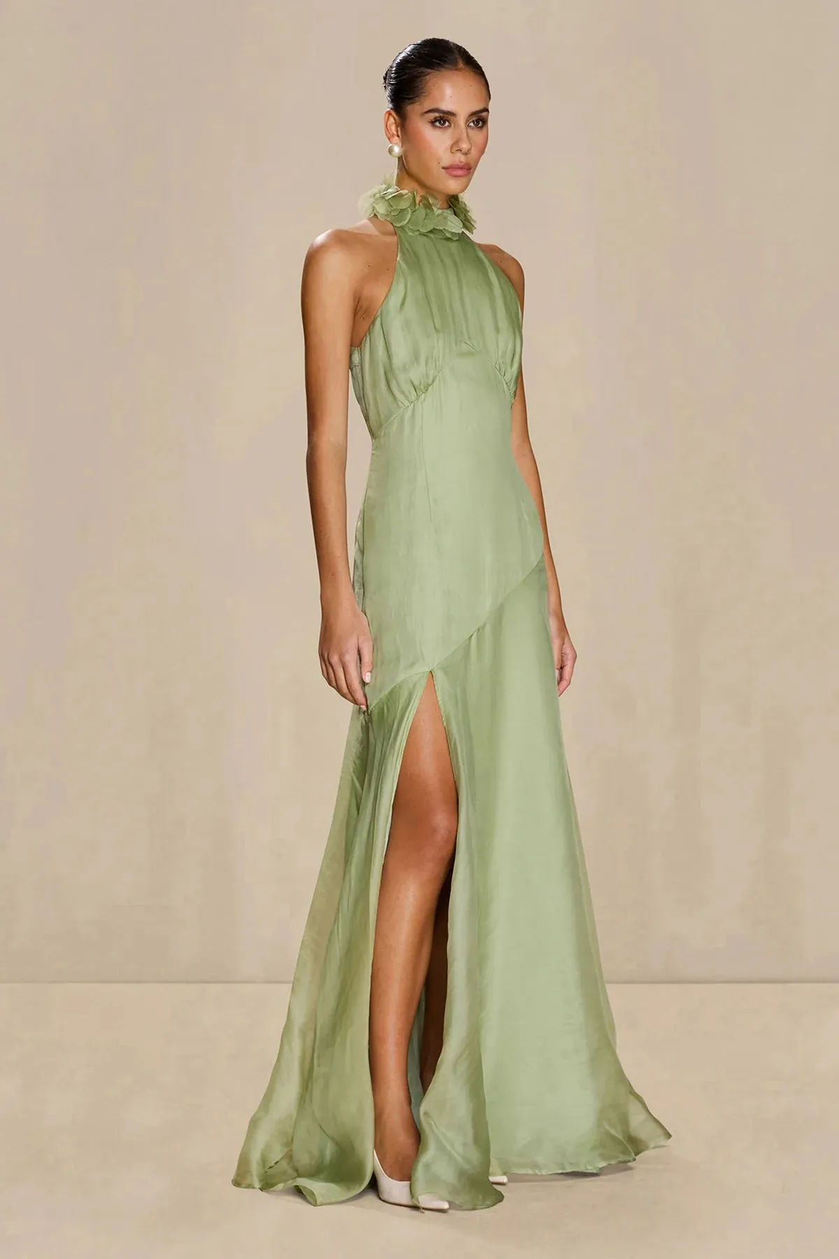 Sonya Noelle Gown - Moss