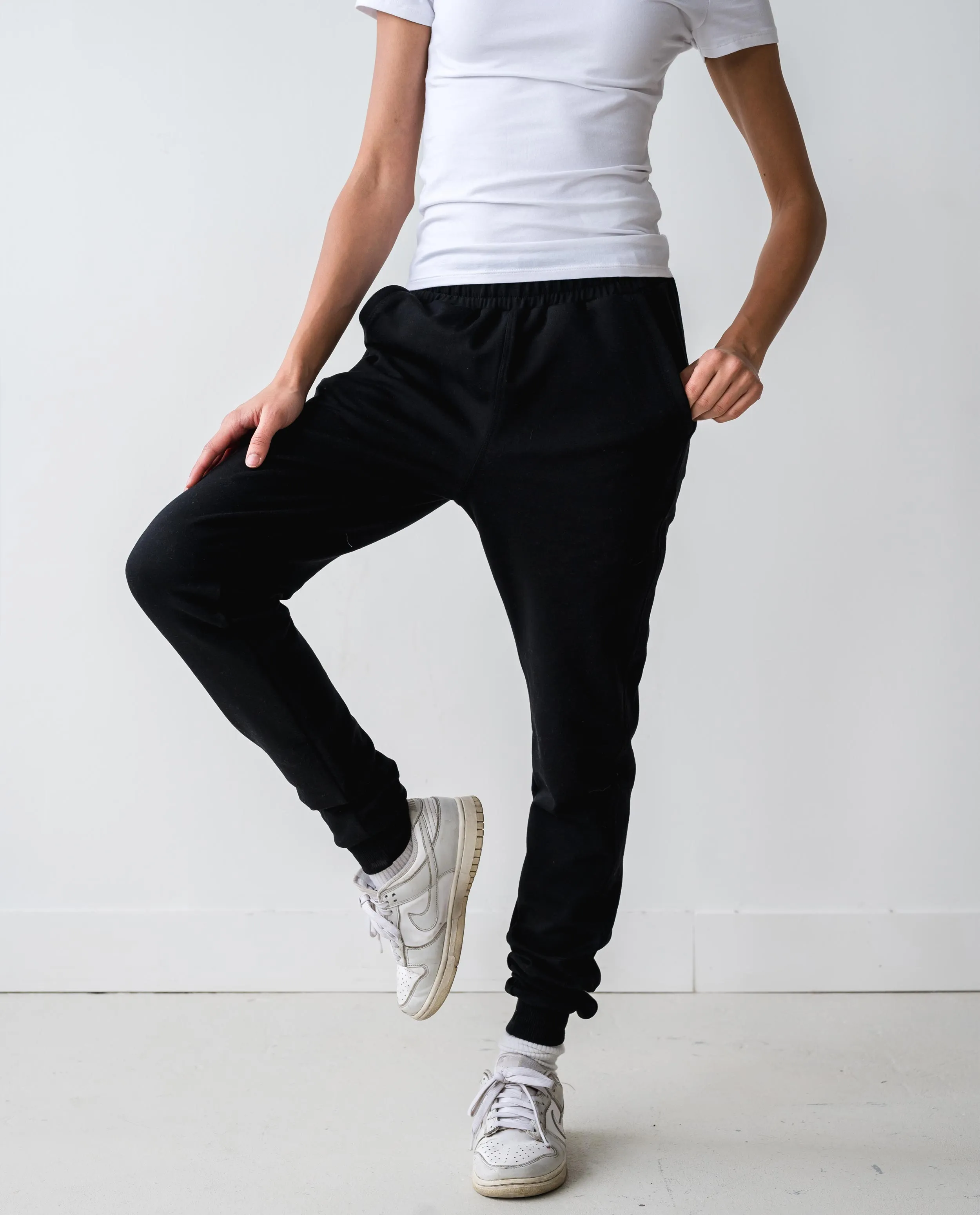 The High-Rise Sweatpant in Black