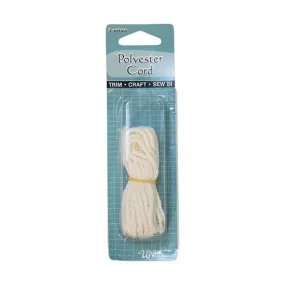 Unitrim Polyester Cord, Cream- 3m