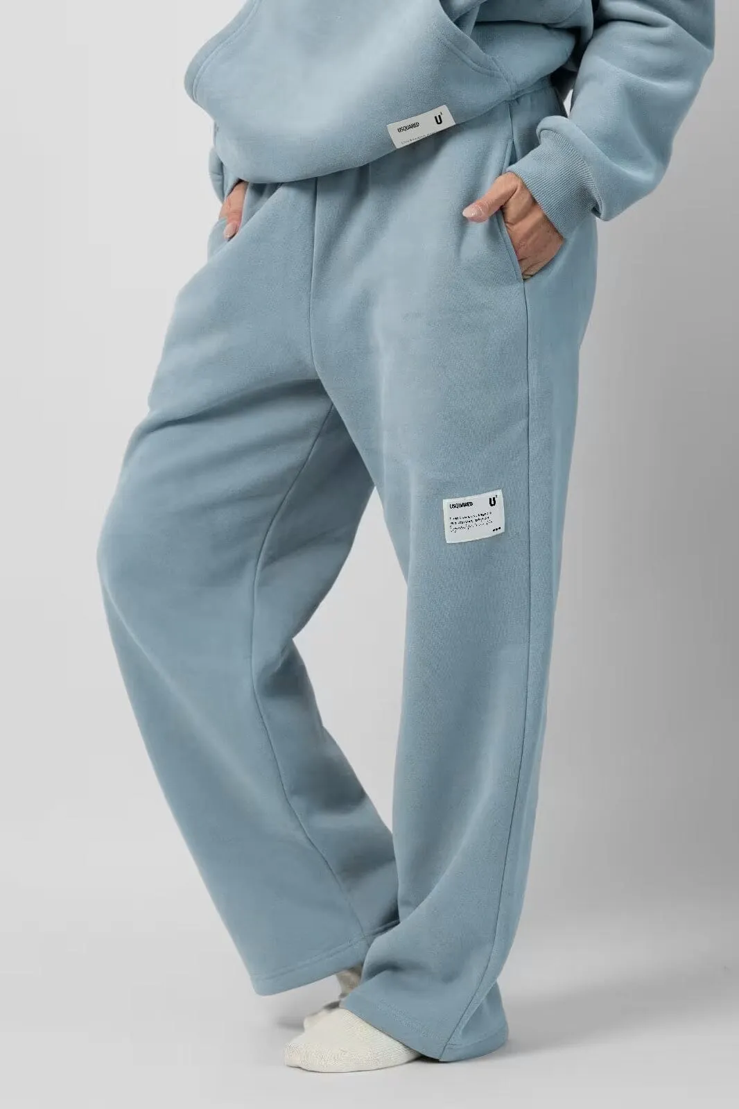 USQUARED Empower Oversized Open Bottom Sweat Pants