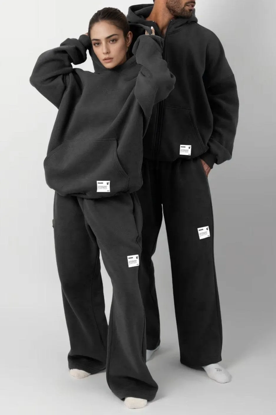 USQUARED Empower Oversized Open Bottom Sweat Pants