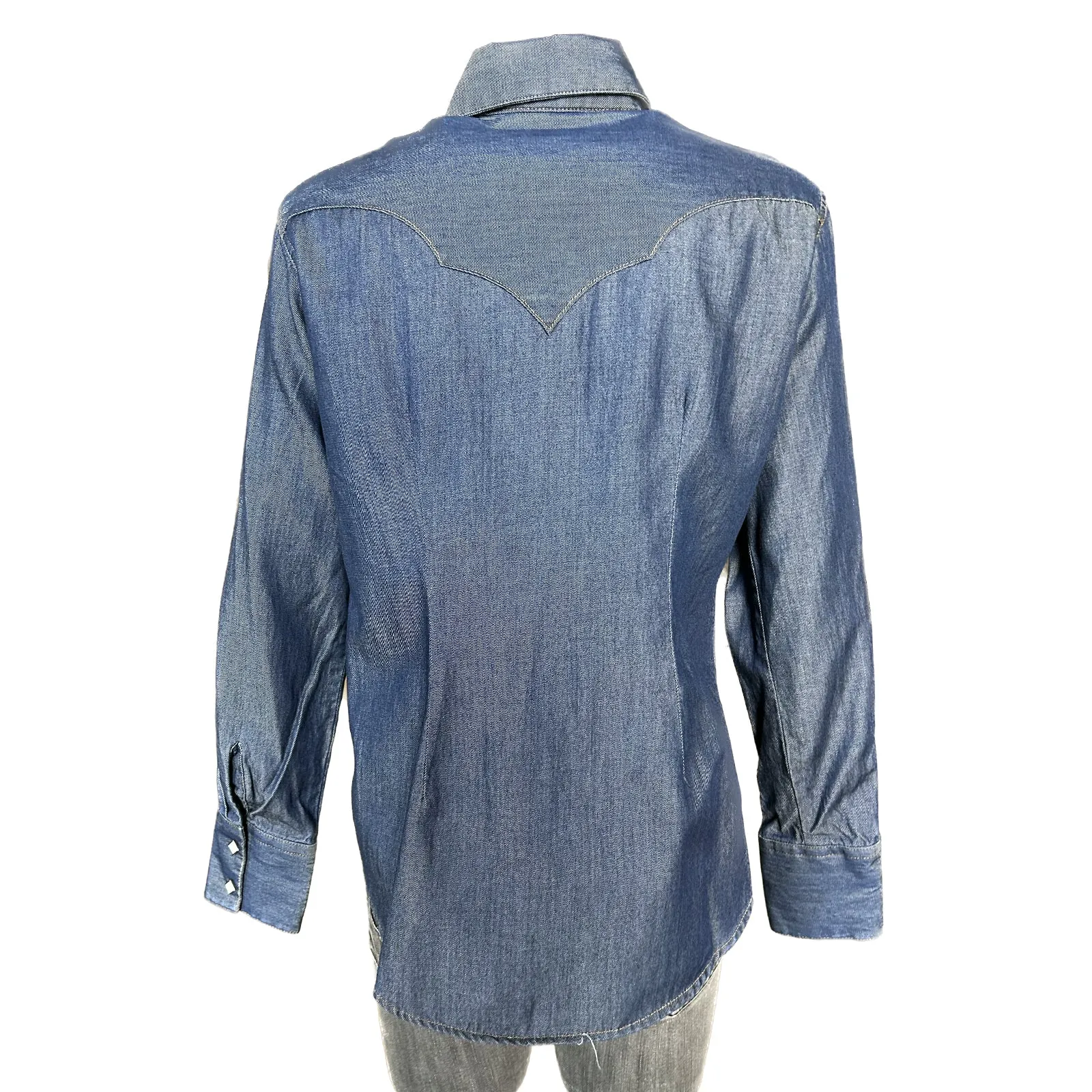 Women's Tencel Denim Sawtooth Western Shirt